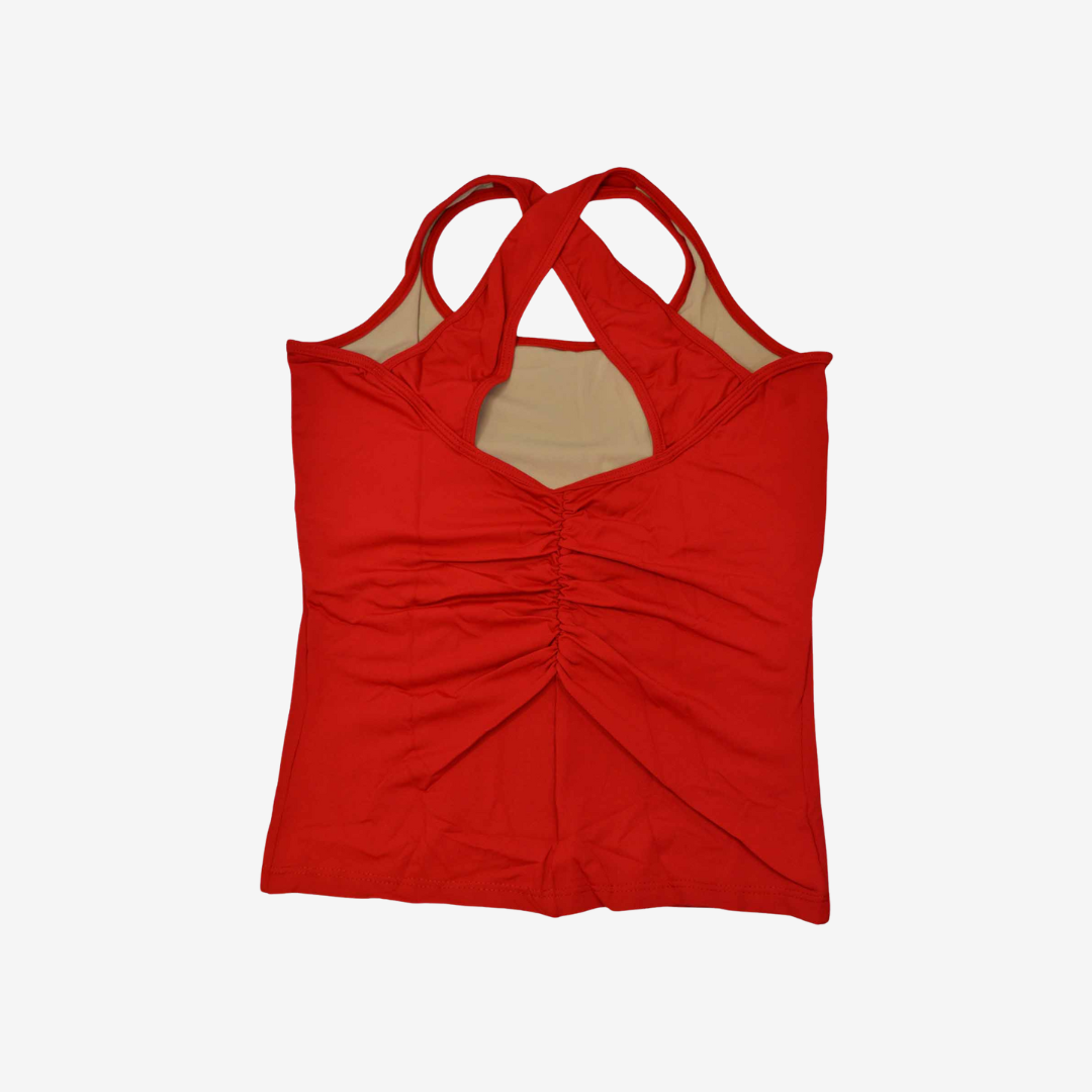 Top with Gathered Back - D286