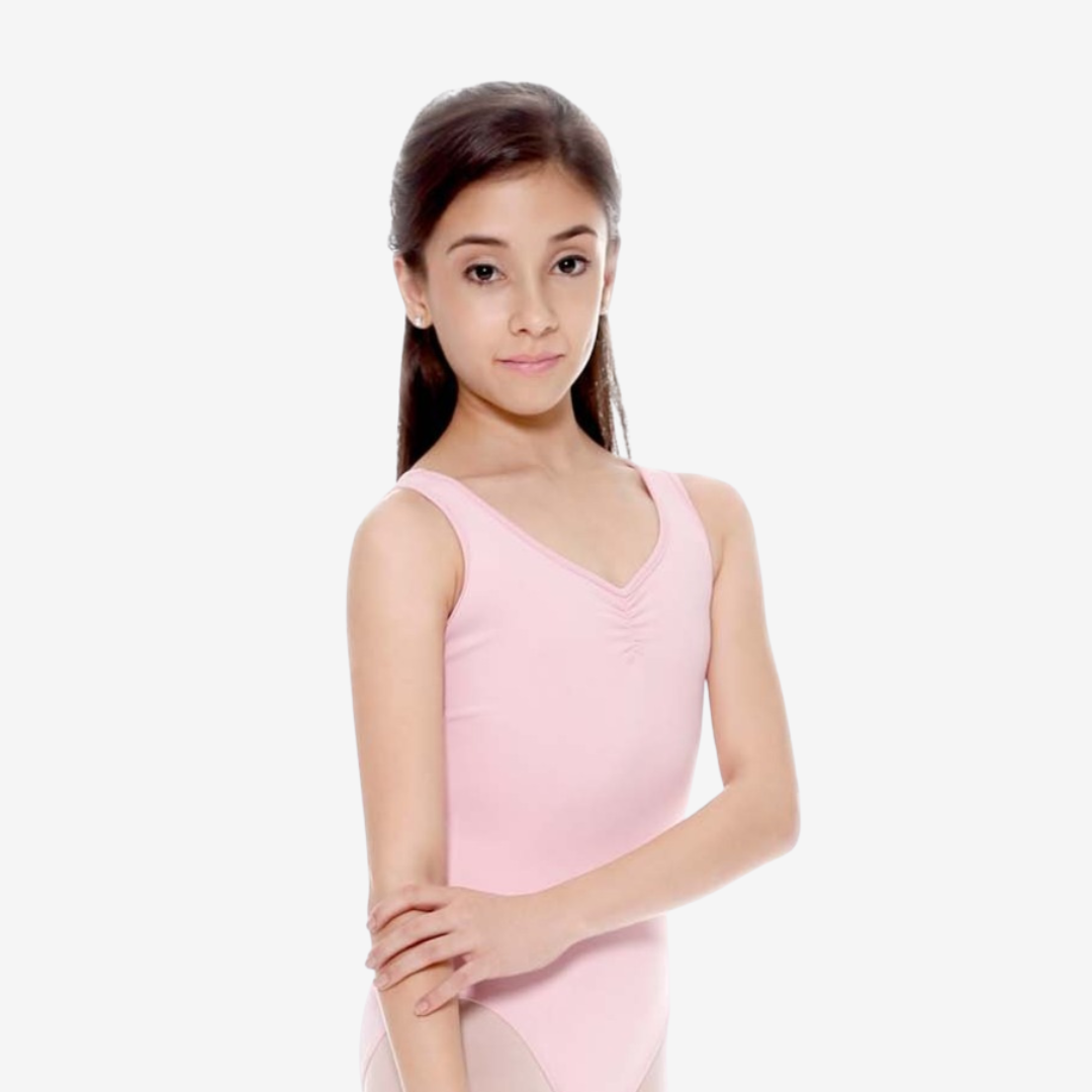 Fashion Cami Leo with Gathered Back Detail - L1031