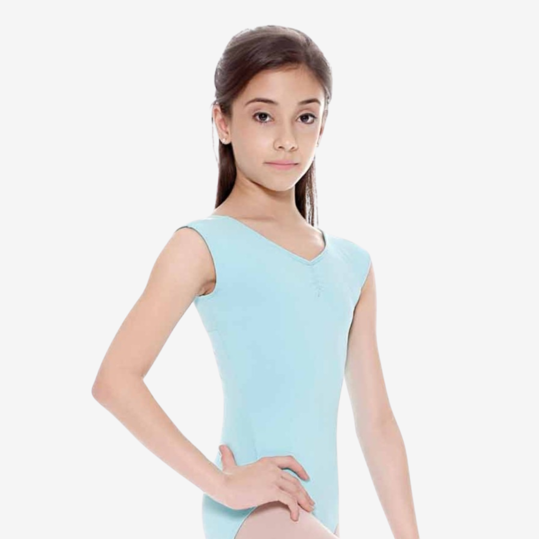 Softy Dotty - Fashion Tank with 3 Keyhole Cut in Back - L973