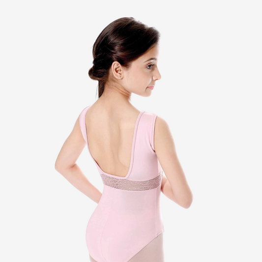 Fancy Nancy - Fashion Tank Leo with Front and Midback Mesh Cut-out - L979