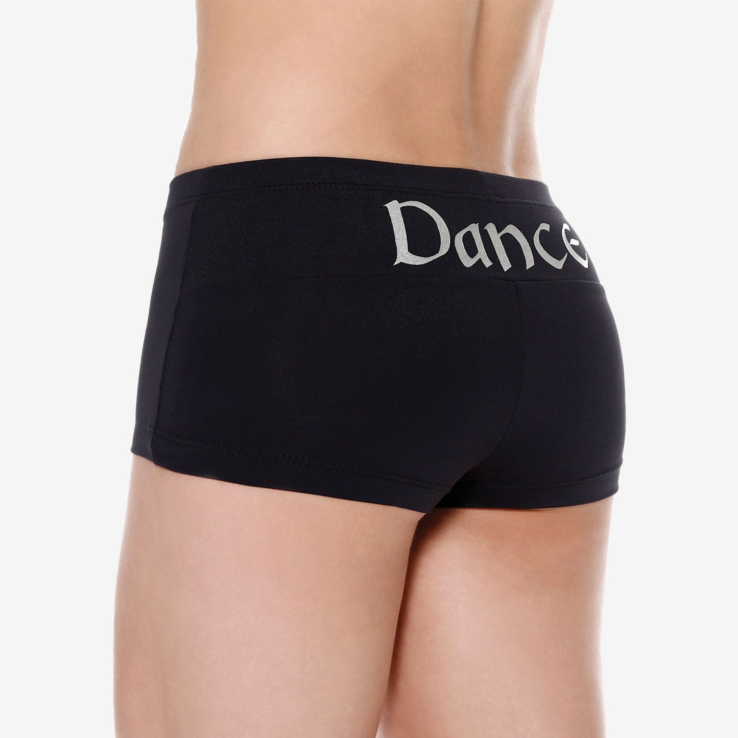 Booty Shorts with "Dance" Printed on the Back - D4085