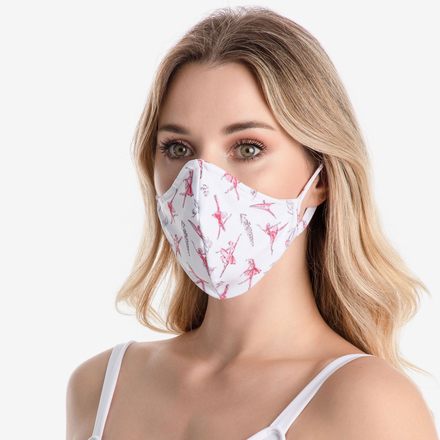 Adult Unisex Fitted Face Mask With Earloops - RDE2176