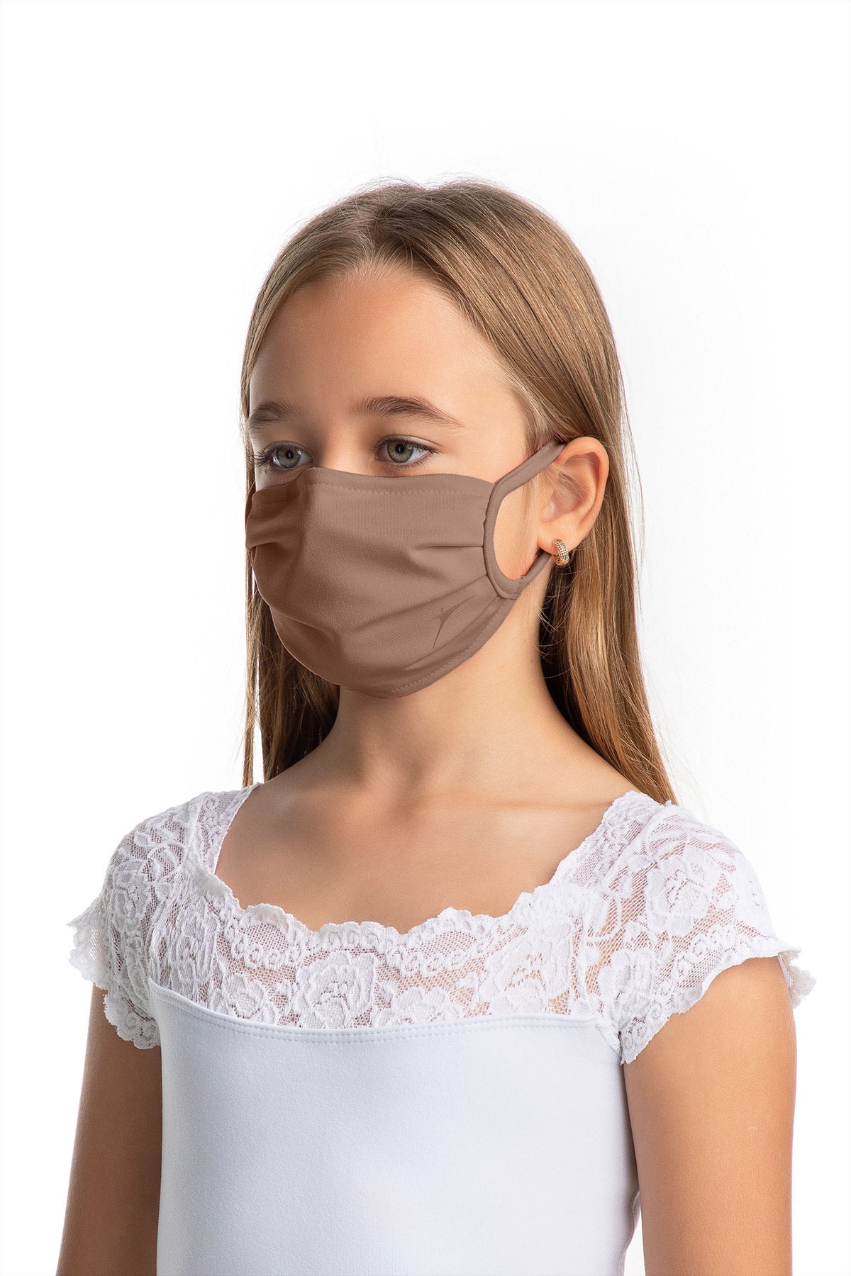 Child Unisex Pleated Face Mask With Earloops - L2375