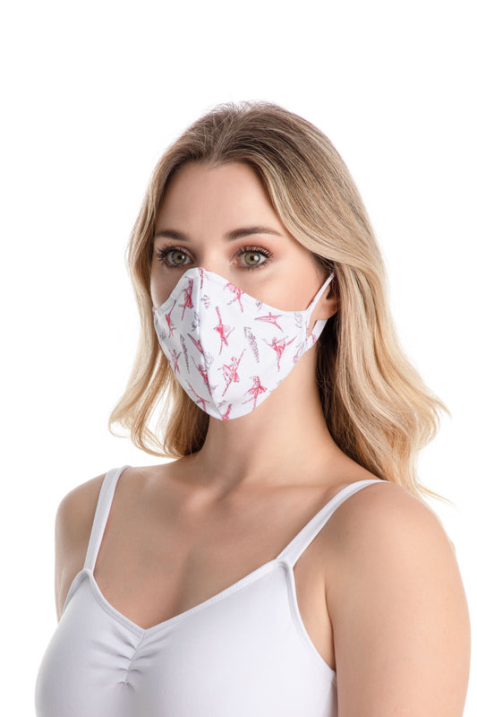 Adult Unisex Fitted Face Mask With Earloops - RDE2176