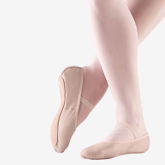 BA14 - Leather Full Sole Ballet Shoe - Child<br>Pinks