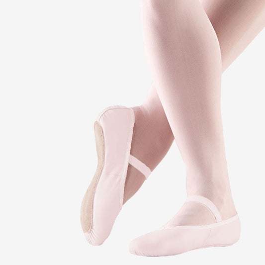 BA14 - Leather Full Sole Ballet Shoe - Toddler<br>All Pinks