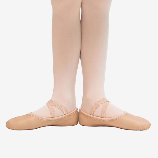 BA17 - Leather Split Sole Ballet Shoe - Adult