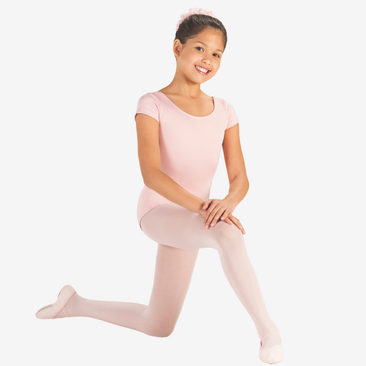 Capped Sleeve Leo with Scoop Neck - D1491