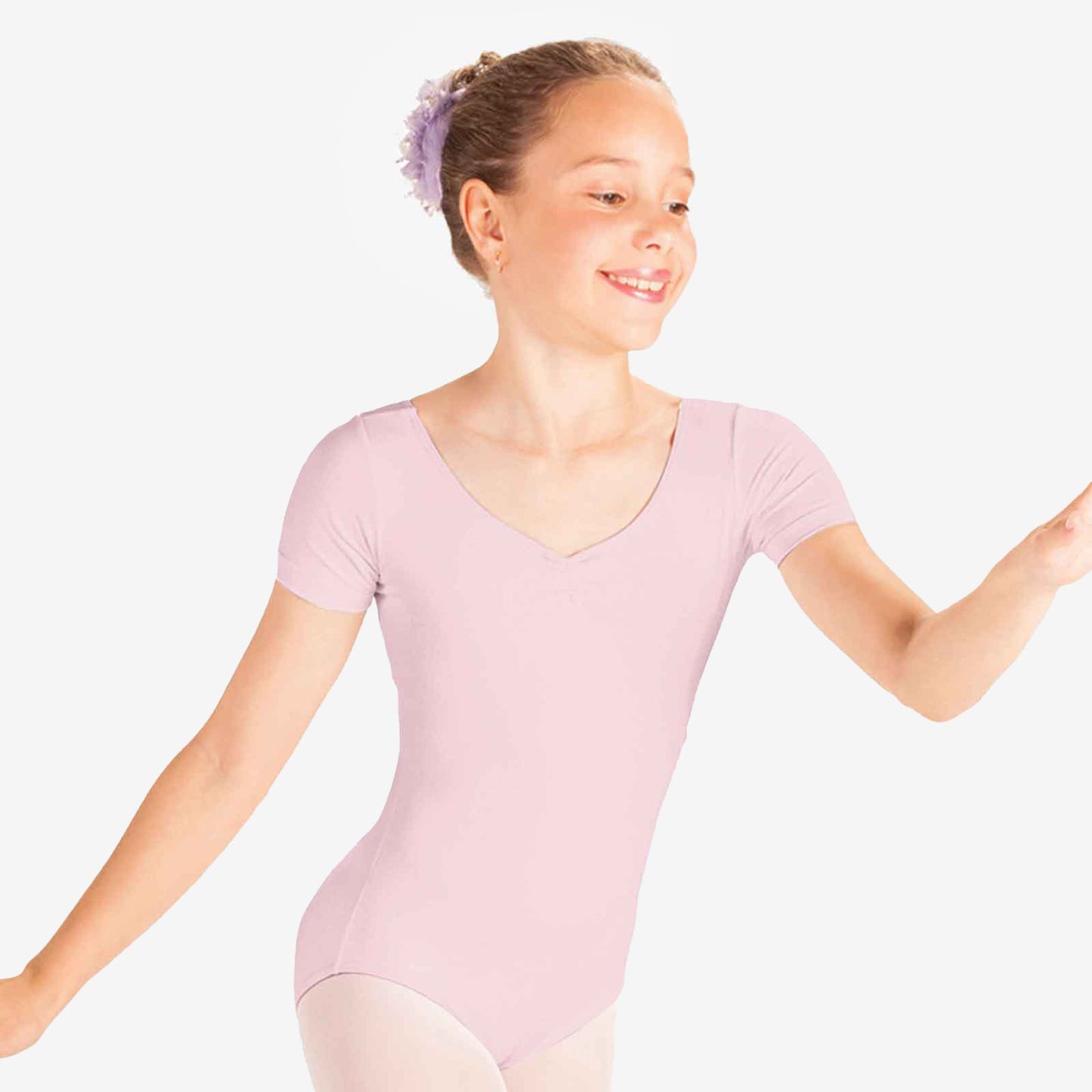 Adjustable Front Pinch Short Sleeve Leo - D6758