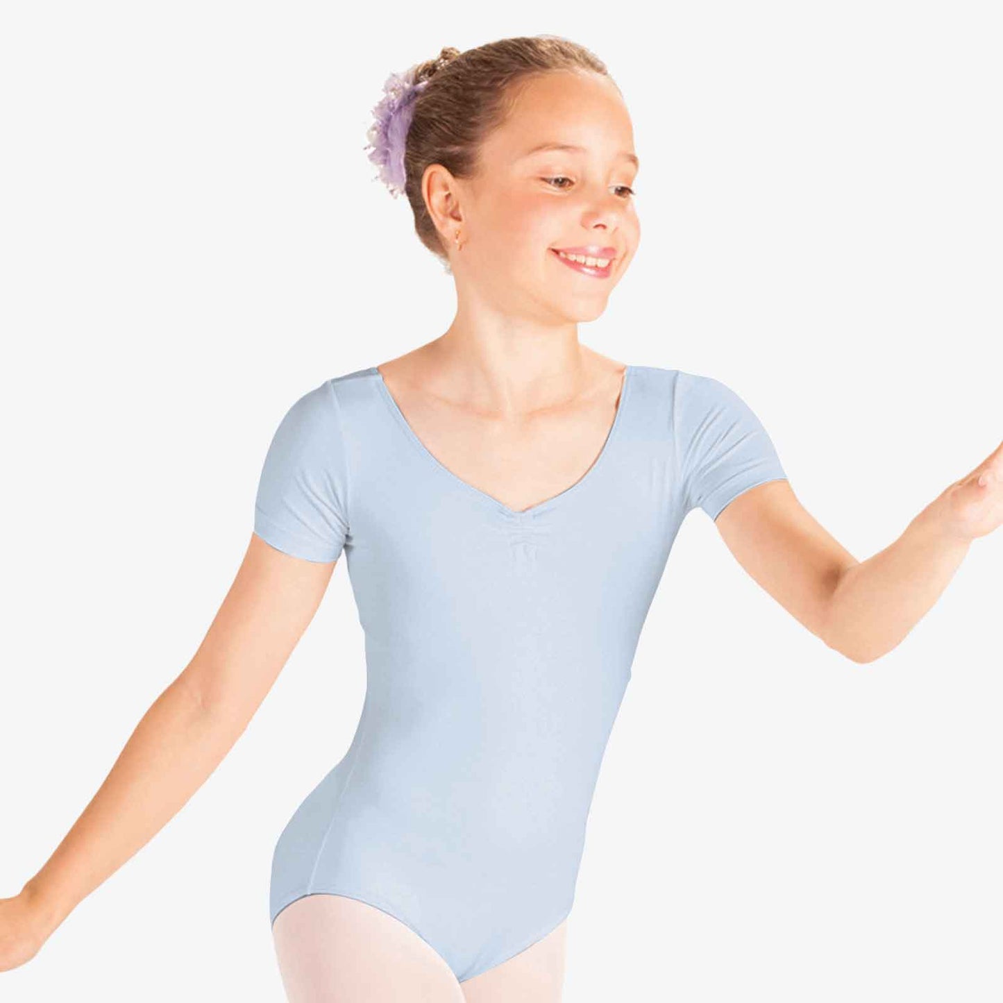 Adjustable Front Pinch Short Sleeve Leo - D6758