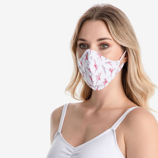 Adult Unisex Fitted Face Mask With Earloops - RDE2176