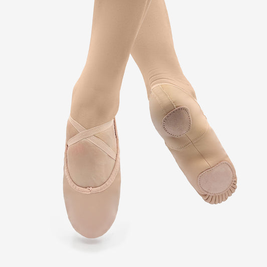 SD10 - Leather Split Sole Ballet Shoe - Toddler & Child