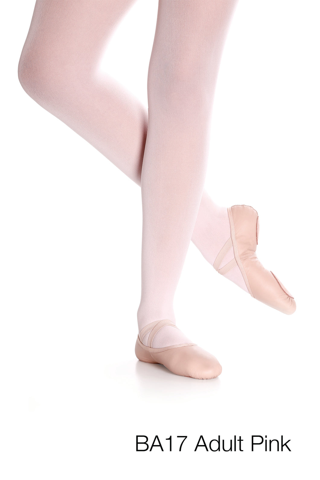 BA17 - Leather Split Sole Ballet Shoe - Adult