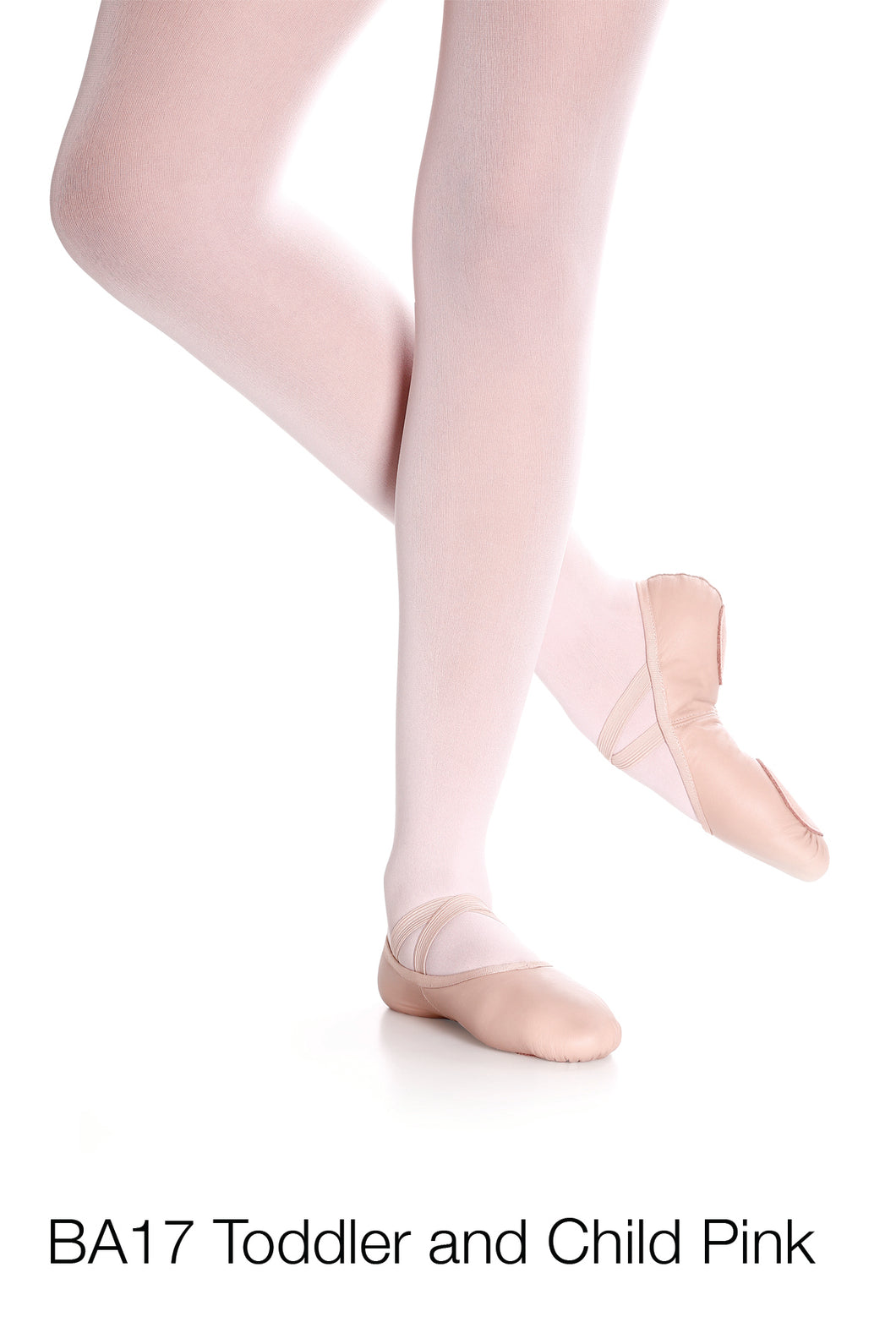 BA17 - Leather Split Sole Ballet Shoe - Toddler & Child