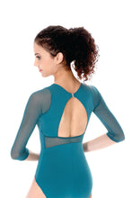 Load image into Gallery viewer, Sabrina - Leo with 3/4 Mesh Sleeves - D606
