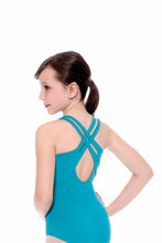 Load image into Gallery viewer, Kids Tank Leo with Double Crossed Back Straps - D613
