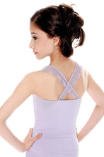 Load image into Gallery viewer, Fashion Tank Top with Cross Mesh Back - L1045
