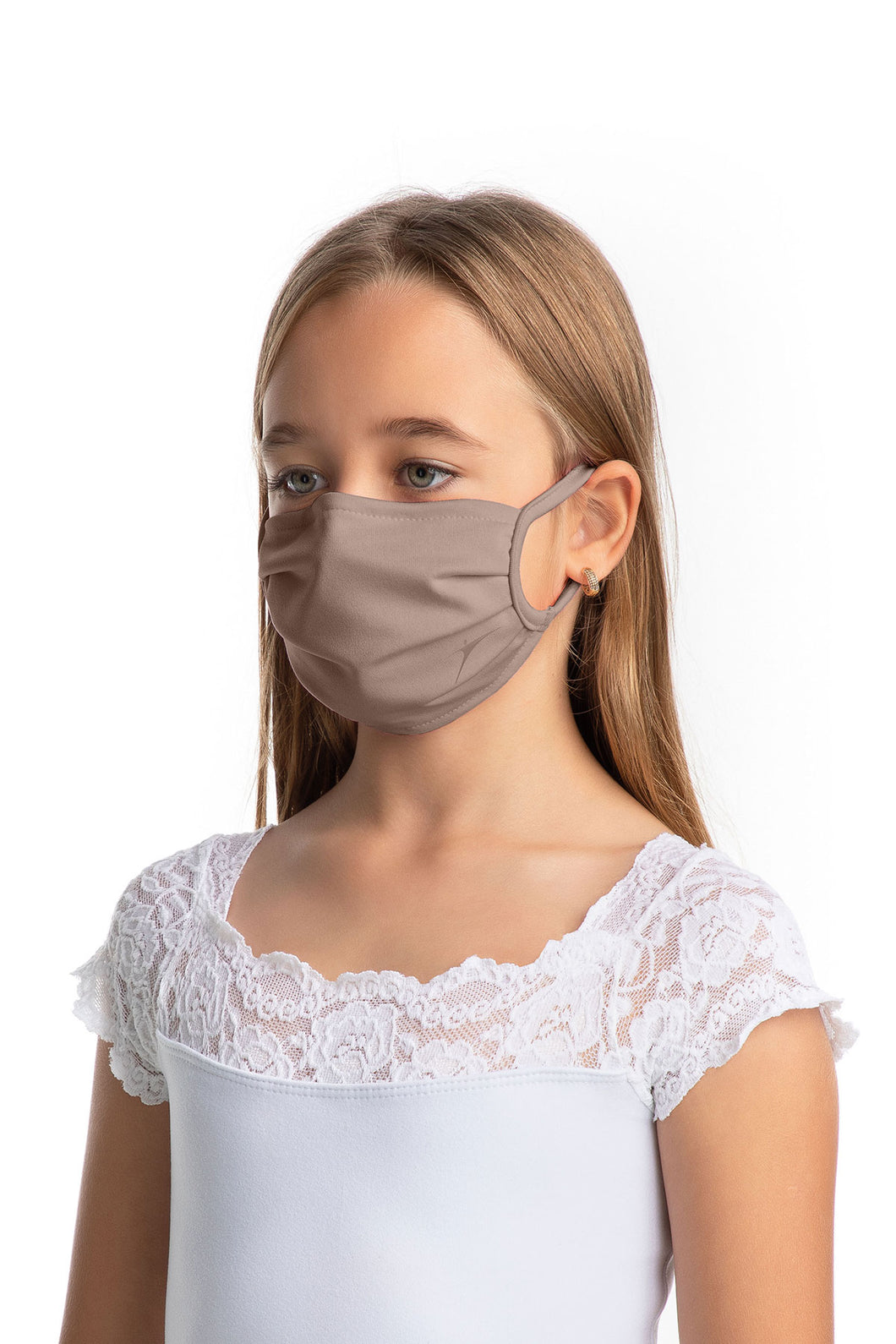 Child Unisex Pleated Face Mask With Earloops - L2375