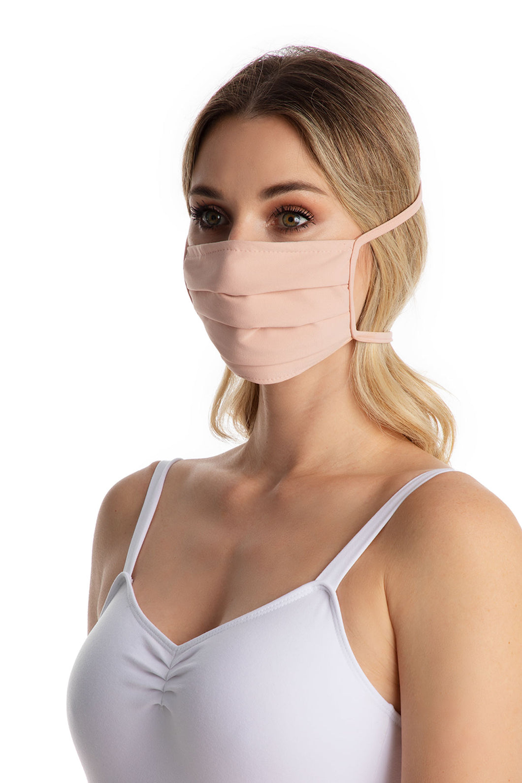 Adult Unisex Pleated Face Mask With Head Ties- RDE2174