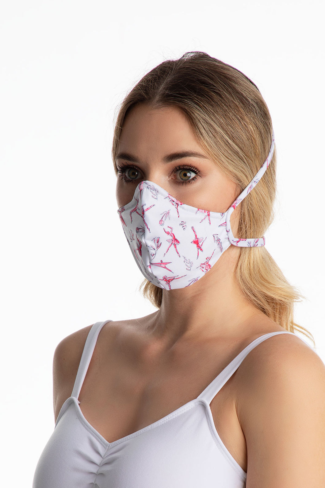 Adult Unisex Fitted Face Mask With Head Ties - RDE2178