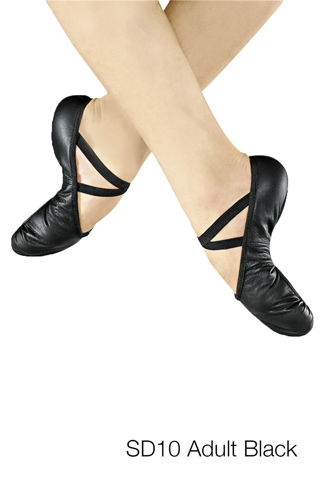 SD10 - Leather Split Sole Ballet Shoe - Adult