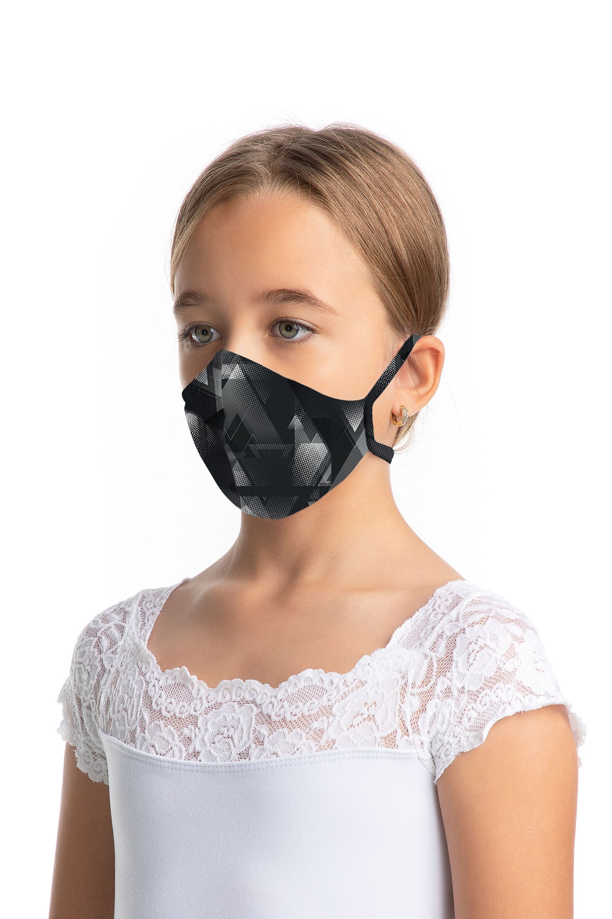 Child Unisex Fitted Face Mask With Earloops - SD1663